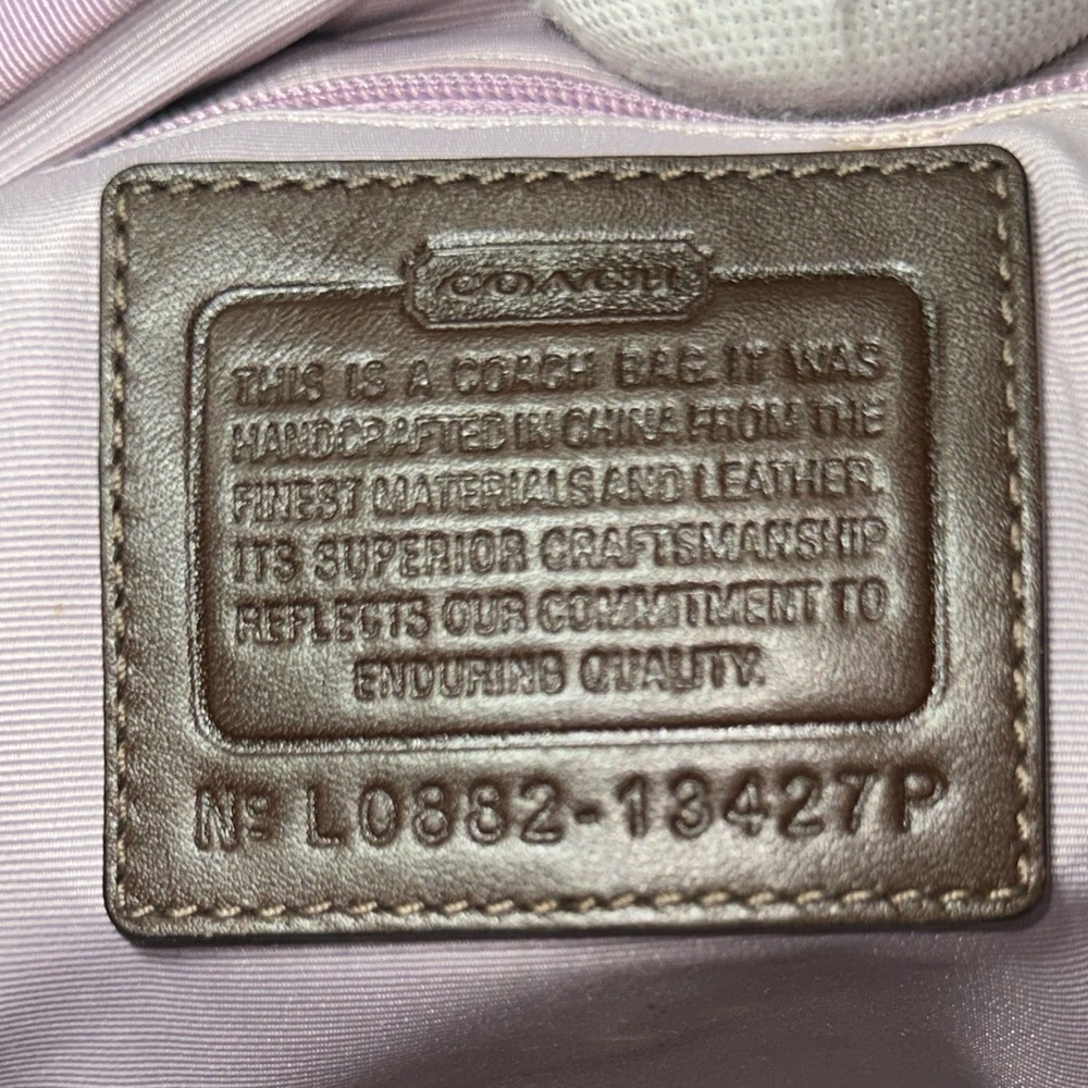 COACH PARKER OPT ART SHOULDER BAG - Picture 7 of 13